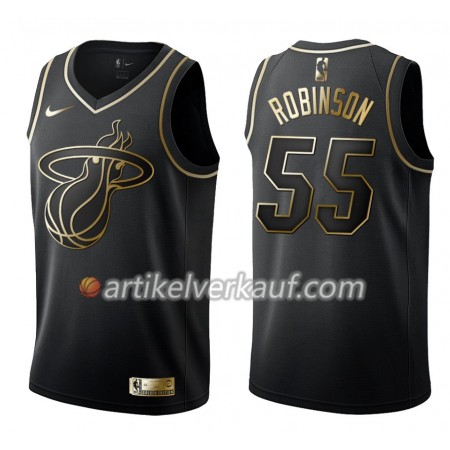 NBA Miami Heat Trikot Duncan Robinson 55 Nike Schwarz Golden Edition Swingman - Herren